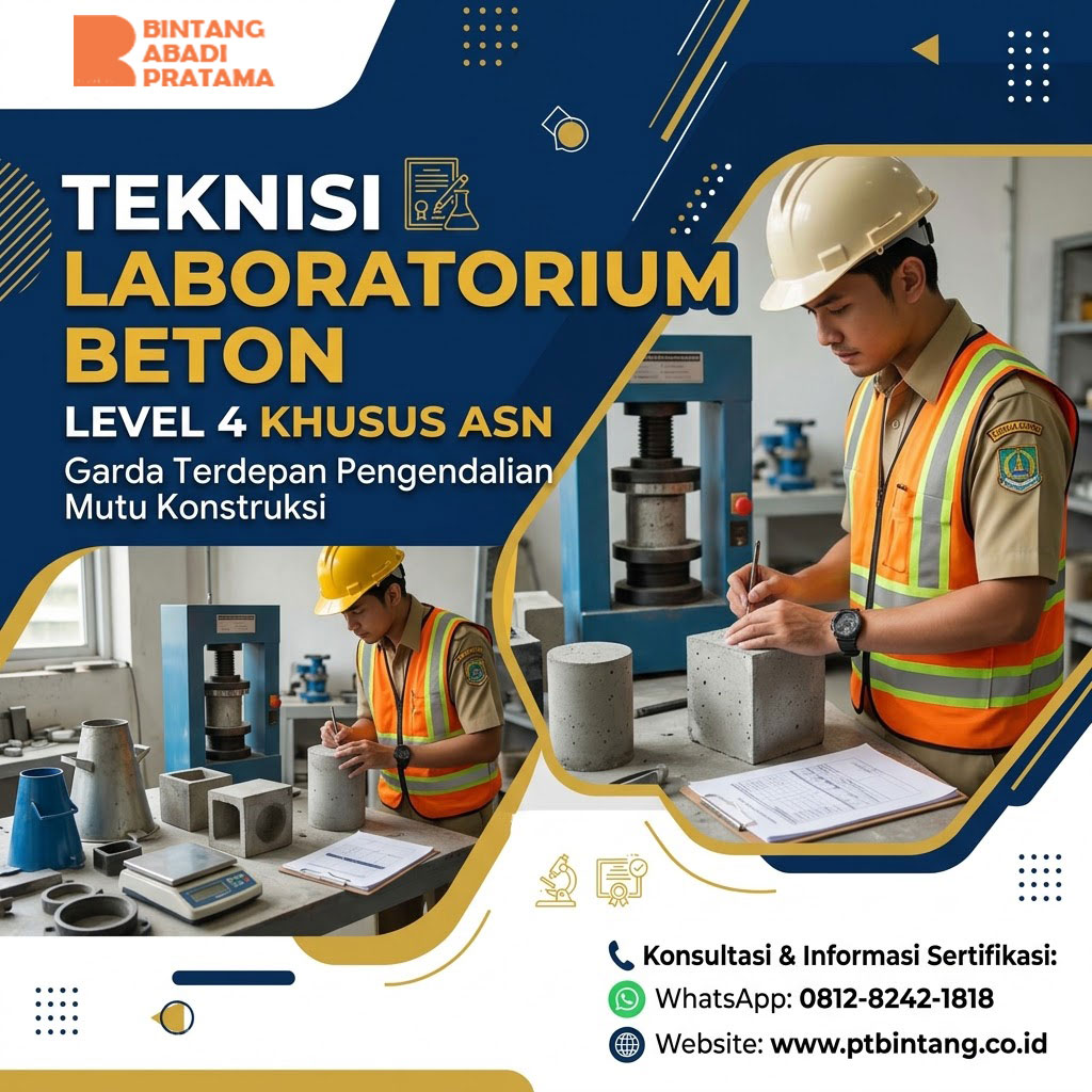 Teknisi Laboratorium Beton (Level 4) Khusus ASN