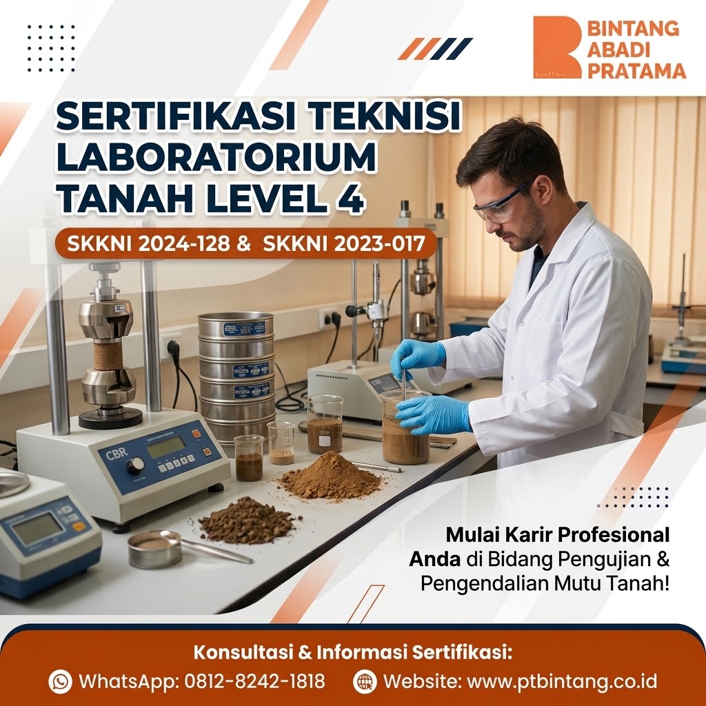 Teknisi Laboratorium Tanah Level 4
